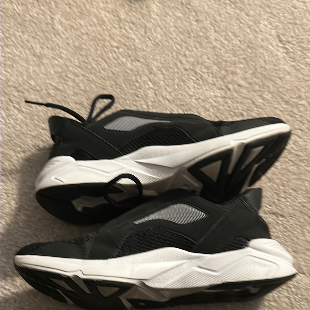 Puma Black and White Sporty Sneakers